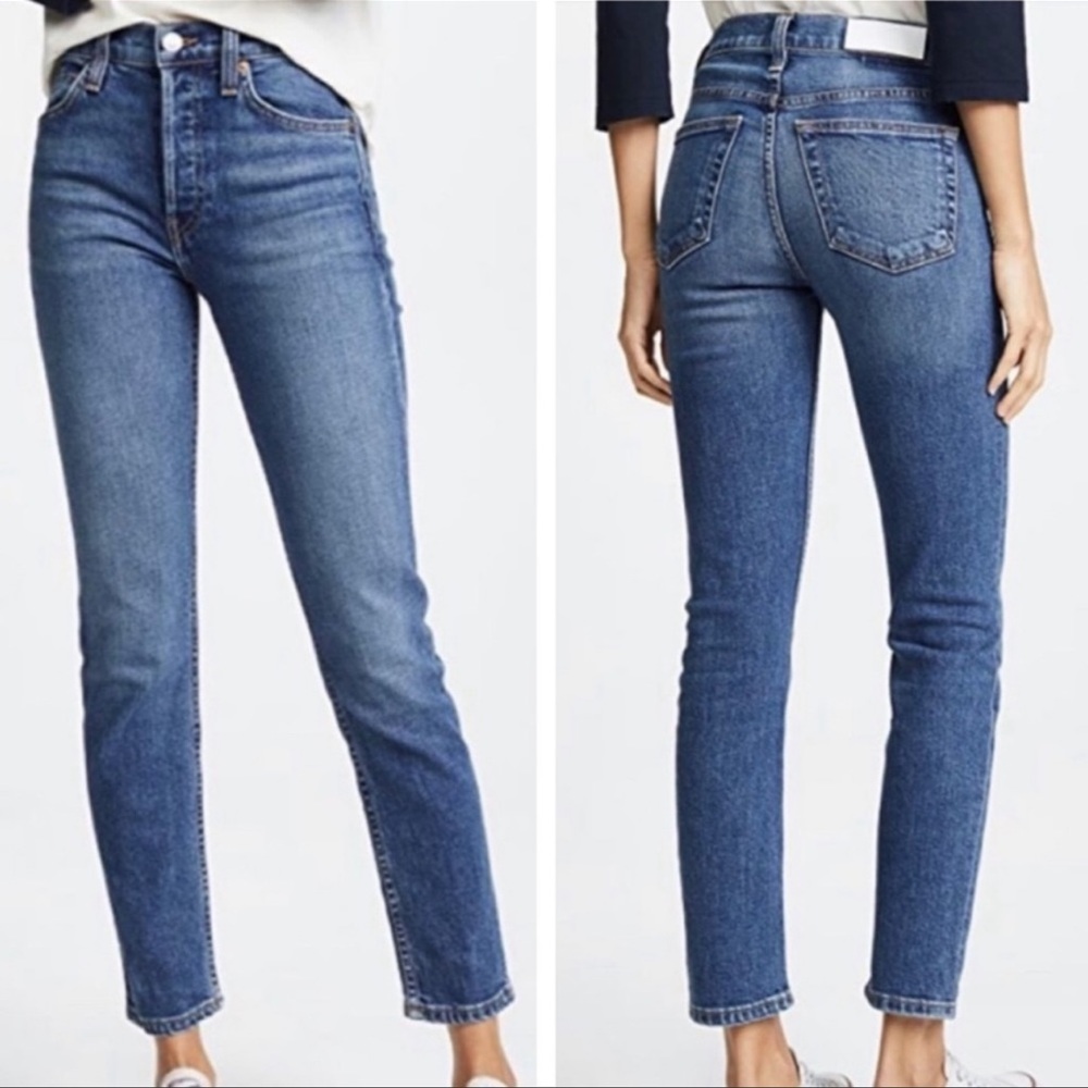 RE/DONE 90s High Rise Ankle Crop